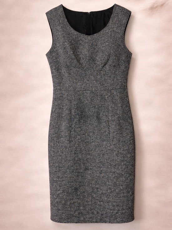 Corey P. Dresses & Skirts - Corey P. Women’s Size 10 Gray Sleeveless LINEN-Blend Dress
